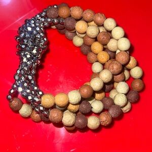 Sassy Jones Earthy Toned Beaded Bracelet